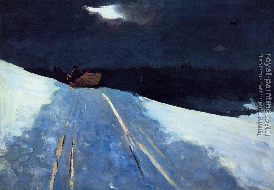 Winslow Homer : Sleigh Ride